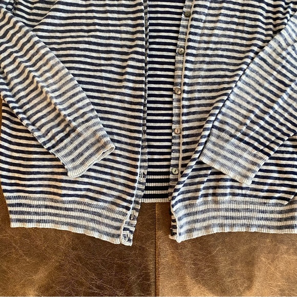 Banana Republic Striped Cardigan Women’s Size XL - Picture 5 of 10